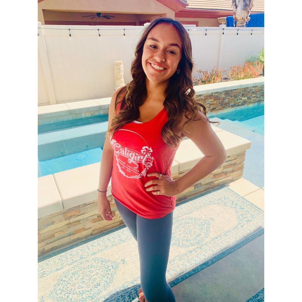 california retro tank top